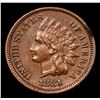 Image 2 : 1881 Indian Cent 1c Grades xf