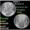 Image 1 : 1890-s Morgan Dollar $1 Grades Select Unc
