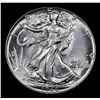 Image 2 : 1946-p Walking Liberty Half Dollar 50c Grades Choice+ Unc