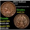 Image 1 : 1863 Indian Civil War Token 1c Grades Select Unc BN