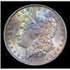 Image 2 : 1883-o Rainbow Toned Morgan Dollar $1 Grades Choice Unc