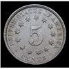 Image 3 : 1883 Shield Nickel 5c Grades Select AU