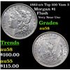 Image 1 : 1882-o/s Top 100 Vam 3 Morgan Dollar $1 Grades Choice AU/BU Slider
