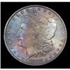 Image 2 : 1886-p Rainbow Toned Morgan Dollar $1 Grades Select+ Unc
