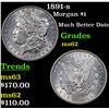 Image 1 : 1891-s Morgan Dollar $1 Grades Select Unc