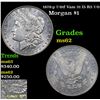 Image 1 : 1878-p 7/8tf Vam 31 I5 R5 7/0 Morgan Dollar $1 Grades Select Unc