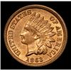 Image 2 : 1863 Indian Cent 1c Grades Select+ Unc