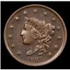 Image 2 : 1837 N-7 Coronet Head Large Cent 1c Grades xf