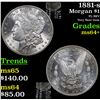 Image 1 : 1881-s Morgan Dollar $1 Grades Choice+ Unc