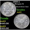 Image 1 : 1889-o Morgan Dollar $1 Grades Select Unc
