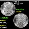 Image 1 : 1885-o Morgan Dollar $1 Grades Select+ Unc