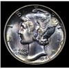 Image 2 : 1942-p Mercury Dime 10c Grades GEM+ Unc