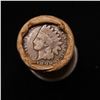 Image 2 : Mixed small cents 1c orig shotgun roll, 1919-s Wheat Cent, 1898 Indian Cent other end, McDonalds Wra