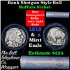 Image 1 : Buffalo Nickel Shotgun Roll in Old Bank Style 'Bell Telephone'  Wrapper 1915 & s Mint Ends