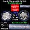 Image 1 : Buffalo Nickel Shotgun Roll in Old Bank Style 'Bell Telephone'  Wrapper 1925 & d Mint Ends