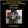 Image 1 : Group of 4 United States Mint American Legacy Collection Sets 2005-2008