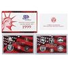 Image 1 : 1999 United States Silver Proof Set   KEY TO THE SERIES!! W/ COA 9 coins