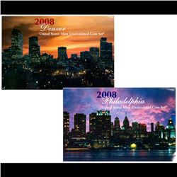 2008 United States P & D Mint Uncirculated Coin Set 28 coins