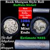 Image 1 : Buffalo Nickel Shotgun Roll in Old Bank Style 'Bell Telephone'  Wrapper 1924& s Mint Ends