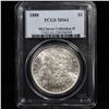 Image 8 : 5 Unc Morgan $1 Graded By PCGS Mixed Dates From The McClaren Collection