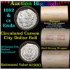 Image 1 : ***Auction Highlight*** Full solid date 1892-cc Morgan silver $1 roll, 20 coins (fc)