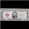 Image 2 : 1928F $5 Red Seal United States Note Grades AU, Almost Unc