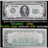 Image 1 : 1928 $100 Green Seal Federal Reserve Note Grades vf++