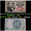 Image 1 : 1874 25c Fractional Currency, 5th Issue, Long Key Grades f+