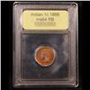 Image 4 : ***Auction Highlight*** 1888 Indian Cent 1c Graded Choice Unc RB By USCG (fc)