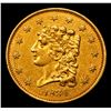 Image 2 : ***Auction Highlight*** 1834 HM-1 Small Head Classic Head $2 1/2 Gold Graded Select Unc By USCG (fc)