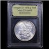 Image 4 : ***Auction Highlight*** 1878-p 7/8tf Vam 33 Morgan Dollar $1 Graded GEM Unc By USCG (fc)