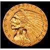 Image 2 : ***Auction Highlight*** 1909-p Gold Indian Quarter Eagle $2 1/2 Graded Select Unc By USCG (fc)
