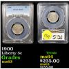 Image 1 : PCGS 1900 Liberty Nickel 5c Graded ms63 By PCGS