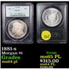 Image 1 : PCGS 1881-s Morgan Dollar $1 Graded ms64 pl By PCGS