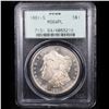Image 2 : PCGS 1881-s Morgan Dollar $1 Graded ms64 pl By PCGS