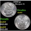 Image 1 : 1890-p Morgan Dollar $1 Grades Select Unc