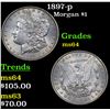 Image 1 : 1897-p Morgan Dollar $1 Grades Choice Unc