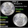 Image 1 : 1891-p Morgan Dollar $1 Grades Select+ Unc