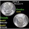 Image 1 : 1879-p Morgan Dollar $1 Grades Select Unc