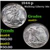 Image 1 : 1944-p Walking Liberty Half Dollar 50c Grades Select+ Unc