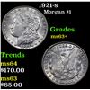 Image 1 : 1921-s Morgan Dollar $1 Grades Select+ Unc
