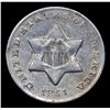 Image 2 : 1851-o Three Cent Silver 3cs Grades xf