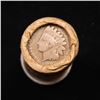 Image 2 : Mixed small cents 1c orig shotgun roll, 1916-d Wheat Cent, 1898 Indian Cent other end, McDonalds Wra
