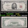 Image 1 : *Star Note* 1963 $5 Red seal United States Note Grades xf