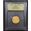 Image 4 : ***Auction Highlight*** 1882-p Gold Liberty Half Eagle $5 Graded Select Unc By USCG (fc)