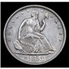 Image 2 : ***Auction Highlight*** 1858/8-p WB-107 R4+ Seated Half Dollar 50c Graded Choice AU/BU Slider By USC