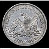 Image 3 : ***Auction Highlight*** 1858/8-p WB-107 R4+ Seated Half Dollar 50c Graded Choice AU/BU Slider By USC