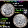 Image 1 : ***Auction Highlight*** 1893-o Morgan Dollar $1 Graded Select Unc By USCG (fc)