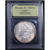 Image 4 : ***Auction Highlight*** 1893-o Morgan Dollar $1 Graded Select Unc By USCG (fc)