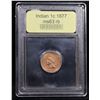 Image 4 : ***Auction Highlight*** 1877 Indian Cent 1c Graded Select Unc RB By USCG (fc)